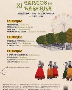 Imaxe para Foliada, cantos de taberna e escolas de baile tradicional nas Festas da Ascensión