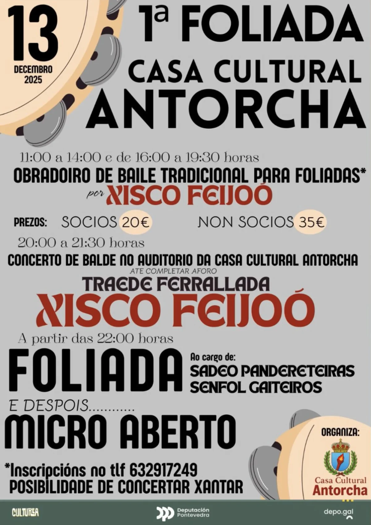 Imaxe principal para I Foliada Casa cultural Antorcha