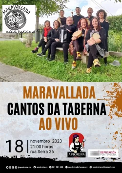 Imaxe para Cantos de taberna ao vivo con Maravallada